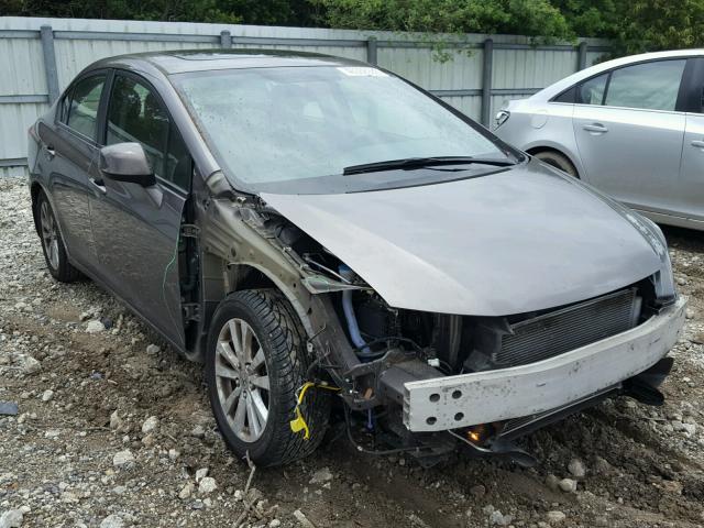 2HGFB2F99CH557285 - 2012 HONDA CIVIC EXL ყავისფერი ფოტო 1