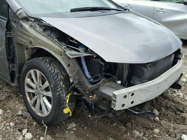 2HGFB2F99CH557285 - 2012 HONDA CIVIC EXL ყავისფერი ფოტო 9