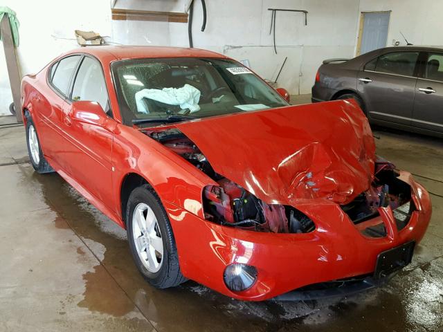 2G2WP552X81147556 - 2008 PONTIAC GRAND PRIX RED photo 1