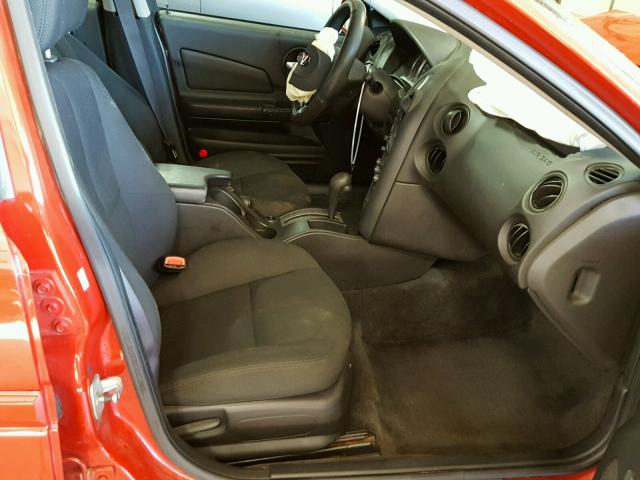 2G2WP552X81147556 - 2008 PONTIAC GRAND PRIX RED photo 5