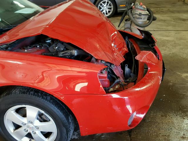 2G2WP552X81147556 - 2008 PONTIAC GRAND PRIX RED photo 9
