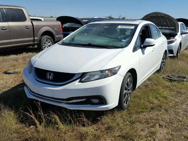 19XFB2F98DE002419 - 2013 HONDA CIVIC WHITE photo 2