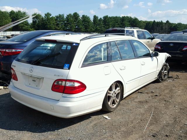 WDBUH83J55X171241 - 2005 MERCEDES-BENZ E 500 4MAT WHITE photo 4