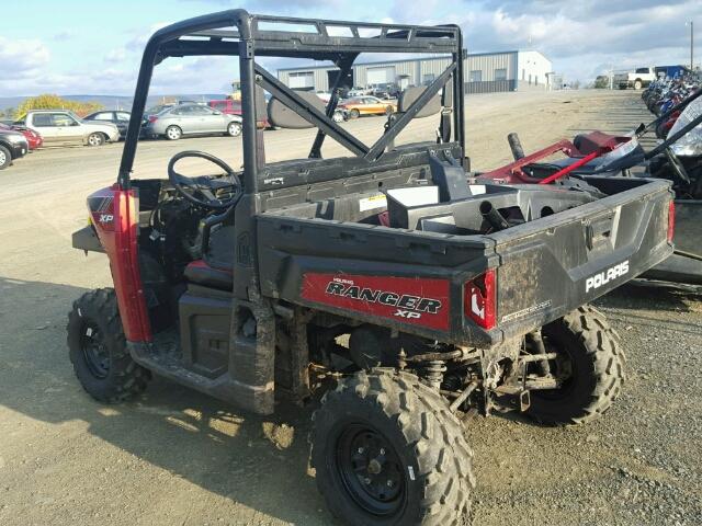 4XAUH9EA2EG286925 - 2014 POLARIS RANGER 900 RED photo 3