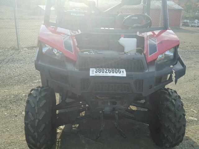 4XAUH9EA2EG286925 - 2014 POLARIS RANGER 900 RED photo 9