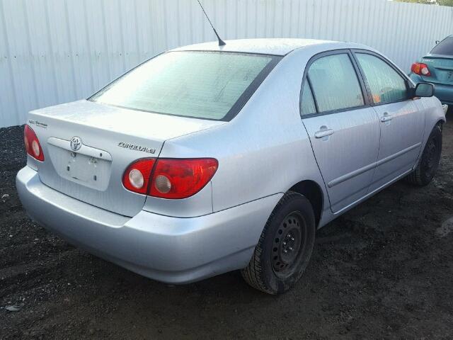 1NXBR30E77Z905829 - 2007 TOYOTA COROLLA CE SILVER photo 4