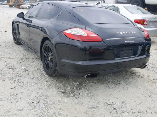 WP0AA2A77BL010776 - 2011 PORSCHE PANAMERA 2 BLACK photo 3