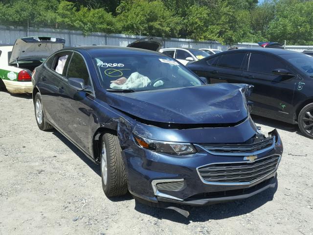 1G1ZB5ST2JF117480 - 2018 CHEVROLET MALIBU LS BLUE photo 1