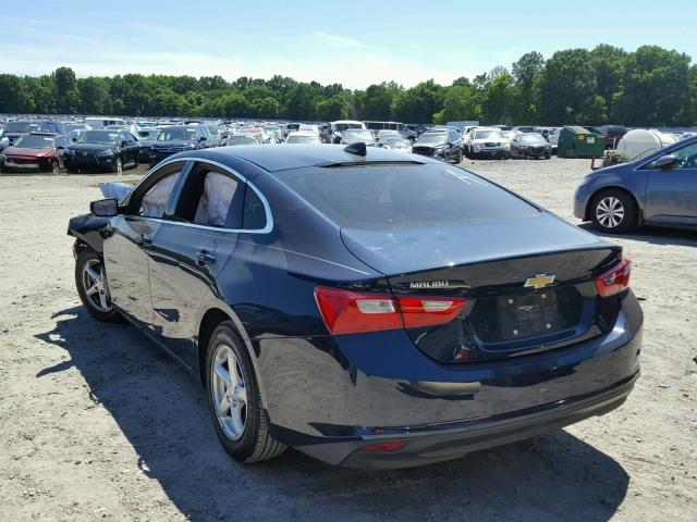 1G1ZB5ST2JF117480 - 2018 CHEVROLET MALIBU LS BLUE photo 3