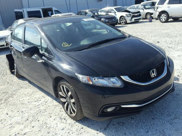 19XFB2F99EE075509 - 2014 HONDA CIVIC EXL 黑色 照片 1