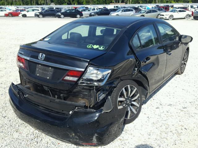 19XFB2F99EE075509 - 2014 HONDA CIVIC EXL 黑色 照片 4