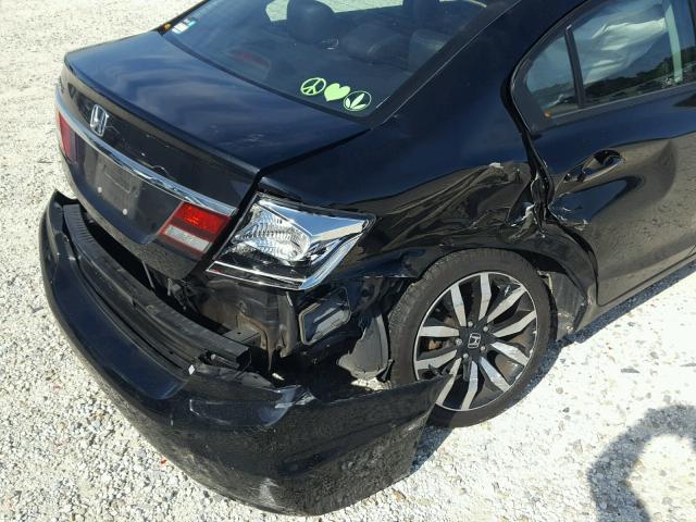 19XFB2F99EE075509 - 2014 HONDA CIVIC EXL 黑色 照片 9