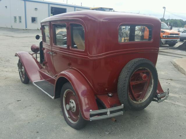 C0N13C2001 - 1929 CHEVROLET DELUX BURGUNDY photo 3