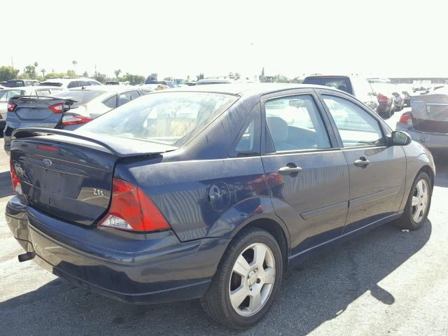 1FAFP38333W324377 - 2003 FORD FOCUS ZTS BLUE photo 4