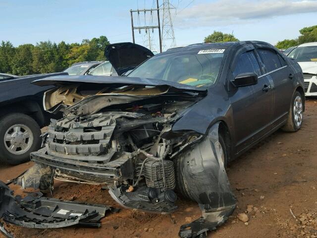 3FAHP0HA6BR106246 - 2011 FORD FUSION SE BLACK photo 2