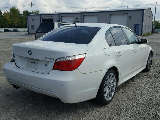 WBANV9C59AC138118 - 2010 BMW 535 WHITE photo 4