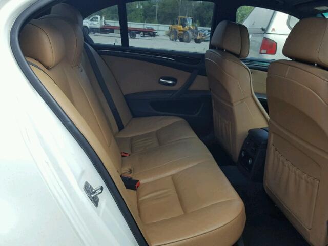 WBANV9C59AC138118 - 2010 BMW 535 WHITE photo 6