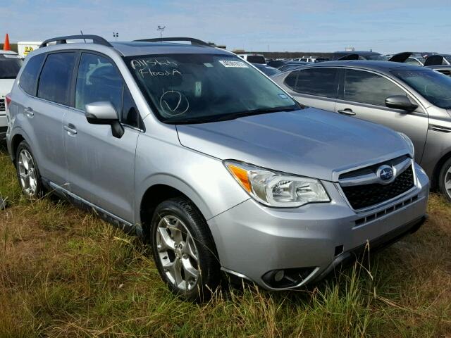 JF2SJAUC0FH532795 - 2015 SUBARU FORESTER 2 SILVER photo 1