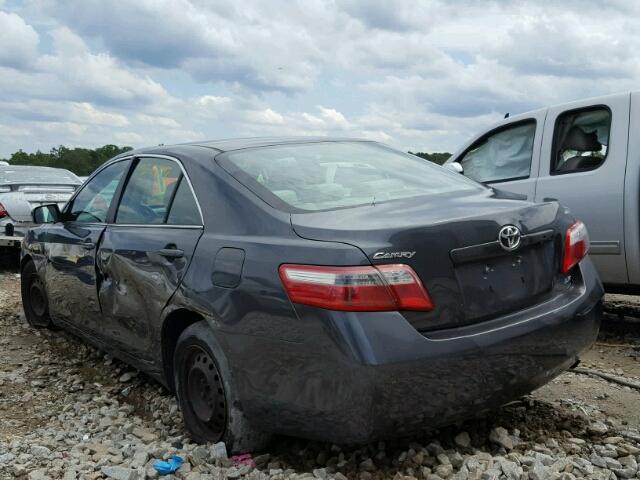 4T1BE46K88U205382 - 2008 TOYOTA CAMRY CE GRAY photo 3