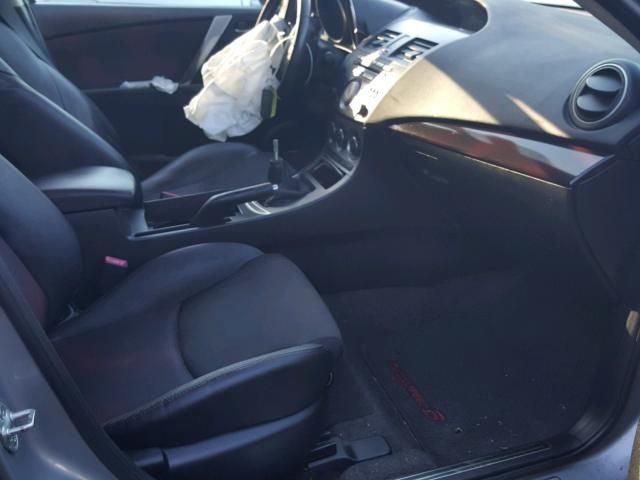 JM1BL1K33B1401973 - 2011 MAZDA SPEED 3 GRAY photo 5