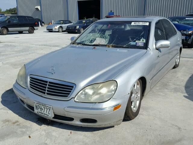 WDBNG75J61A189761 - 2001 MERCEDES-BENZ S 500 SILVER photo 2