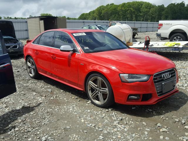 WAUBGAFL1DA165869 - 2013 AUDI S4 PREMIUM RED photo 1