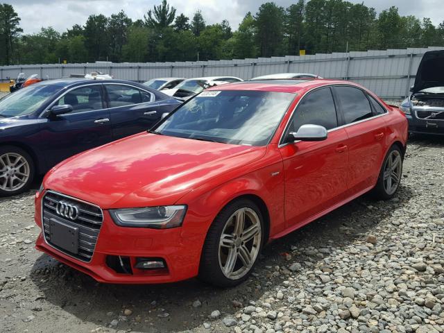 WAUBGAFL1DA165869 - 2013 AUDI S4 PREMIUM RED photo 2