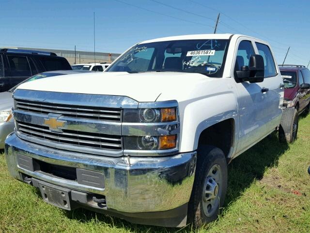 1GB1CUEG3GF155579 - 2016 CHEVROLET SILVERADO WHITE photo 2