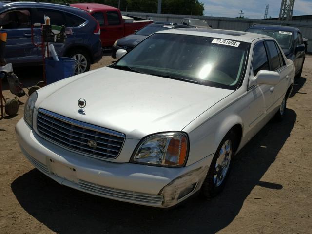 1G6KD54Y42U176560 - 2002 CADILLAC DEVILLE WHITE photo 2