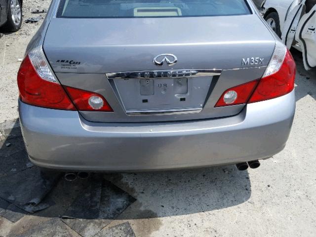 JNKAY01F77M452934 - 2007 INFINITI M35 BASE GRAY photo 9