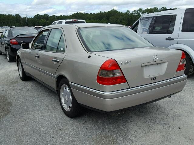 WDBHA23E3VF507903 - 1997 MERCEDES-BENZ C 230 TAN photo 3