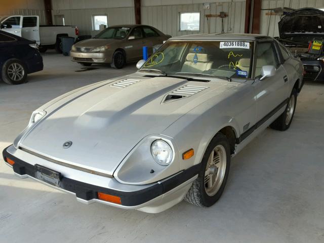 JN1CZ04S2CX625528 - 1982 DATSUN 280ZX SILVER photo 2