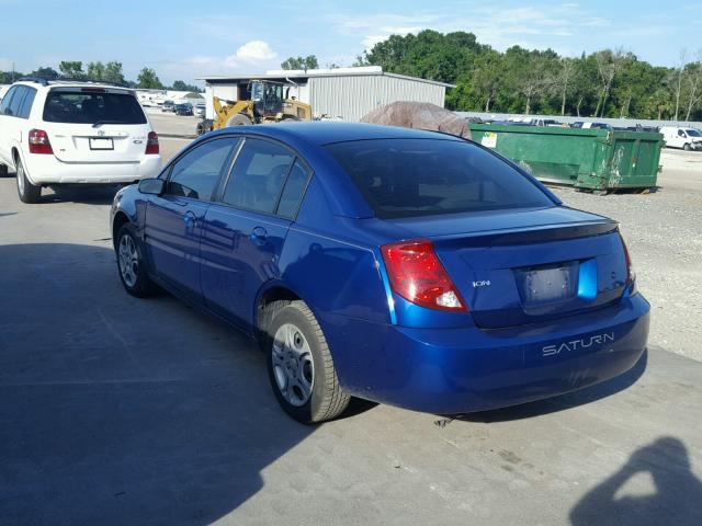 1G8AJ52FX5Z131370 - 2005 SATURN ION LEVEL BLUE photo 3
