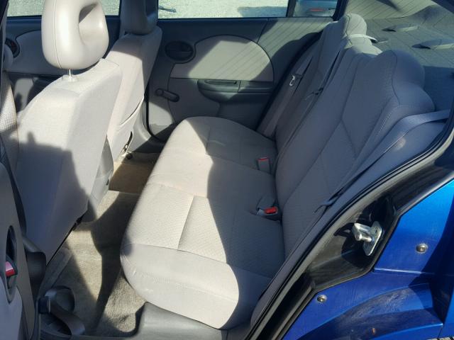 1G8AJ52FX5Z131370 - 2005 SATURN ION LEVEL BLUE photo 6