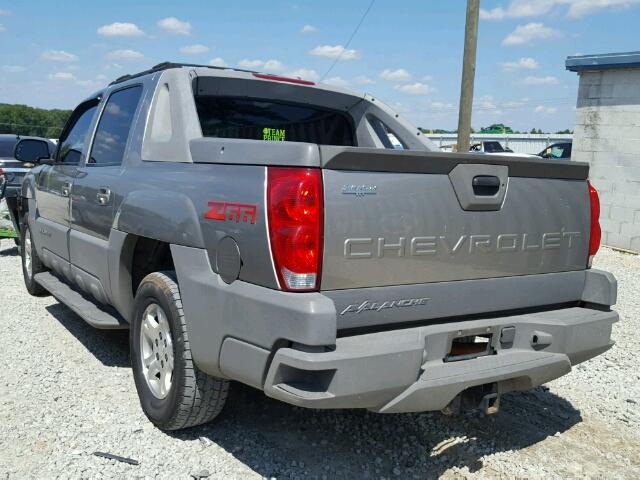 3GNEC13T02G156943 - 2002 CHEVROLET AVALANCHE 棕色 照片 3