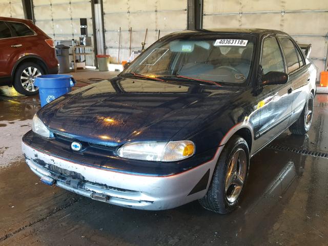 1Y1SK5286YZ415362 - 2000 CHEVROLET GEO PRIZM 蓝色 照片 2