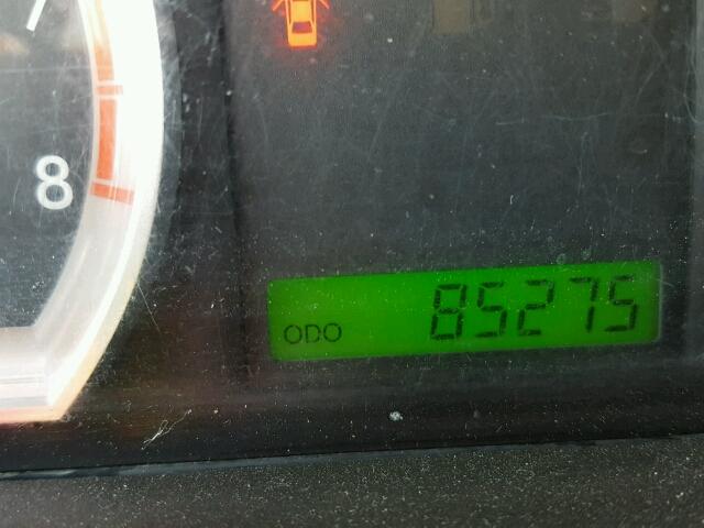 KL1TD56E99B341844 - 2009 CHEVROLET AVEO LS RED photo 8