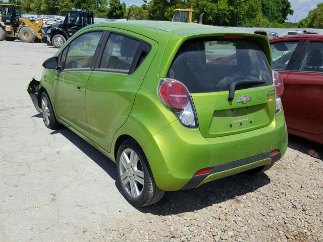 KL8CA6S93EC593425 - 2014 CHEVROLET SPARK LS GREEN photo 3