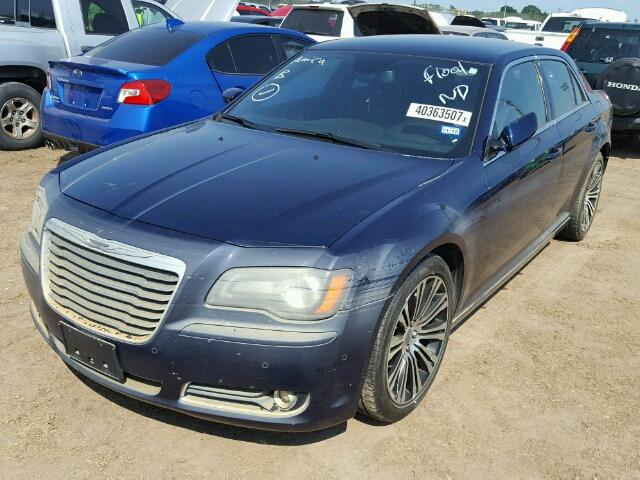 2C3CCABG9EH125428 - 2014 CHRYSLER 300 BLUE photo 2
