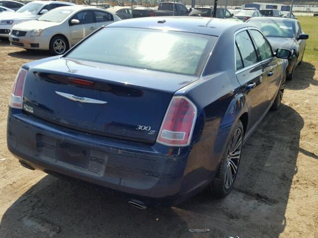 2C3CCABG9EH125428 - 2014 CHRYSLER 300 BLUE photo 4