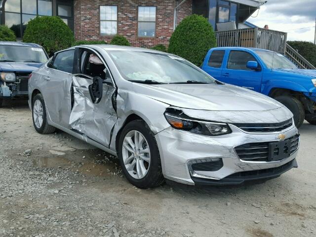 1G1ZE5ST1HF109100 - 2017 CHEVROLET MALIBU LT SILVER photo 1