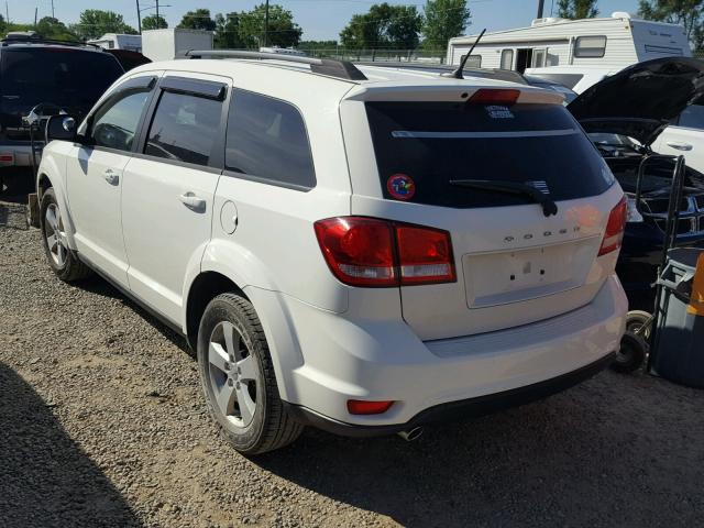 3C4PDCBG7CT134137 - 2012 DODGE JOURNEY SX WHITE photo 3