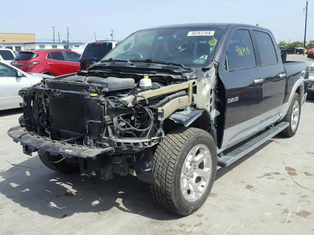 1C6RR6NG1ES358037 - 2014 RAM 1500 LARAM GRAY photo 2