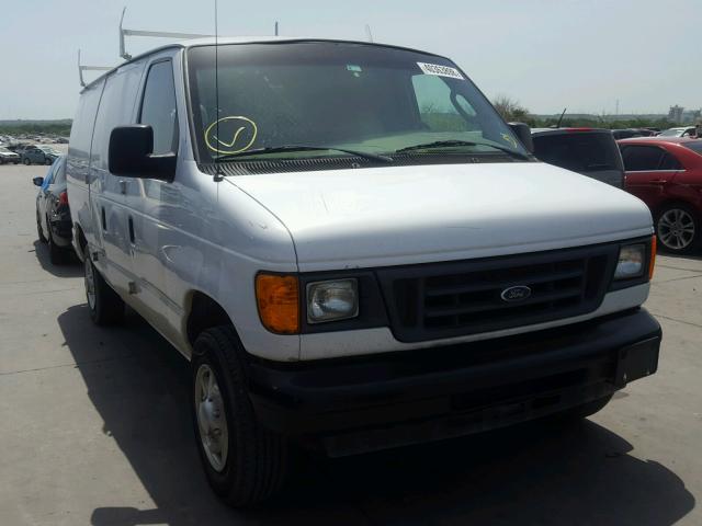 1FTNE14W67DA46771 - 2007 FORD ECONOLINE WHITE photo 1