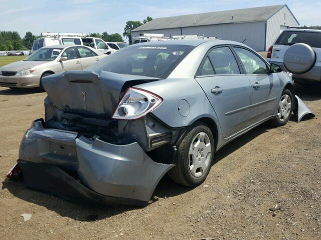 1G2ZF58B074255733 - 2007 PONTIAC G6 VALUE L GRAY photo 4