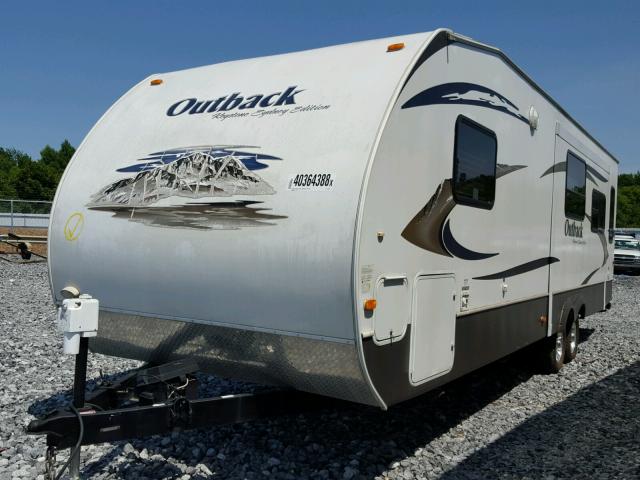 4YDT29029AB630549 - 2010 KEYSTONE OUTBACK WHITE photo 2