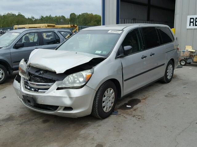 5FNRL38295B126307 - 2005 HONDA ODYSSEY LX SILVER photo 2