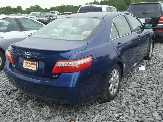 4T1BE46K47U130517 - 2007 TOYOTA CAMRY NEW BLUE photo 4