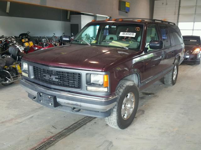 1GKFK16K5PJ741918 - 1993 GMC SUBURBAN K RED photo 2