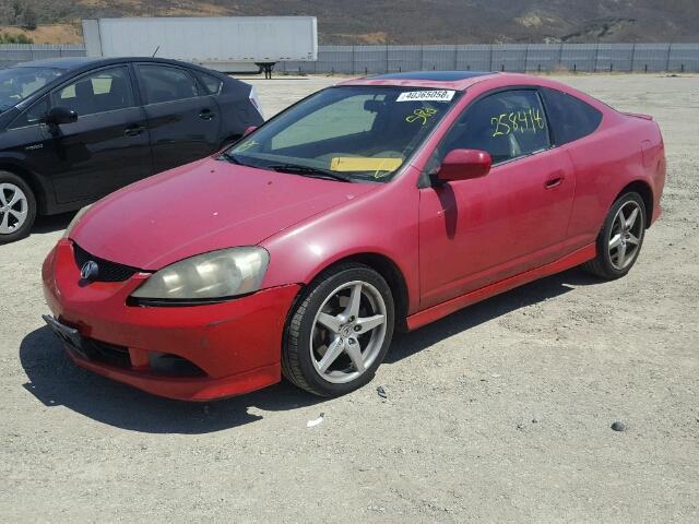 JH4DC53066S021576 - 2006 ACURA RSX TYPE-S RED photo 2
